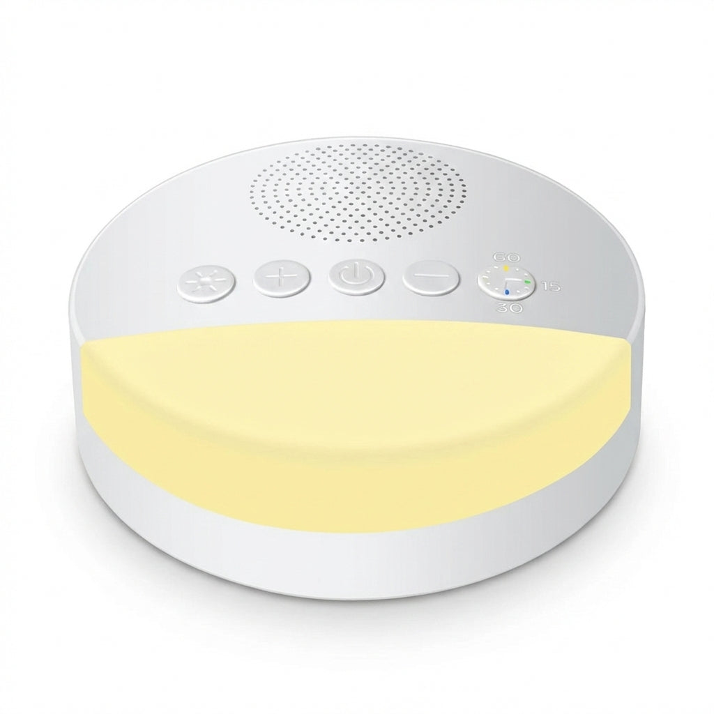 USB Rechargeable Baby White Noise Machine with Night Light & Sleep Timer