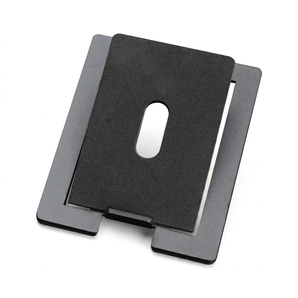 Desktop Speaker Stand (Single) — Carbon Steel Base for Laptop & Desktop Speakers, Shock-Absorbing