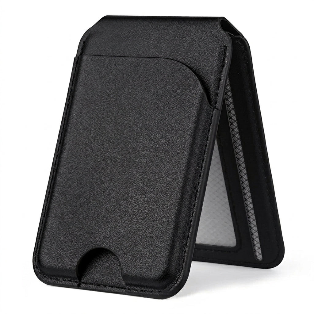 Magnetic Leather MagSafe Wallet with Stand for iPhone 16/15/14/13/12 (Not Mini)