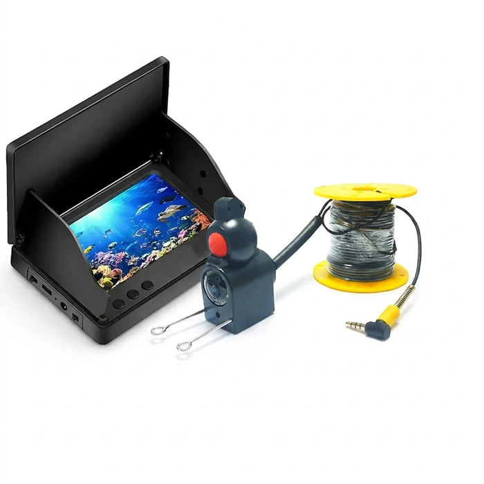 Portable 4.3-inch Fish Finder with 1080P Camera, 220° View & Night Vision