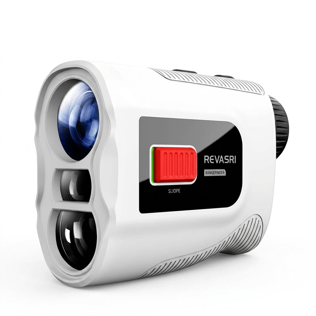 Golf Laser Rangefinder with Slope Compensation, Flag Lock & Vibration — 6x Magnification (650 / 1090 yd)
