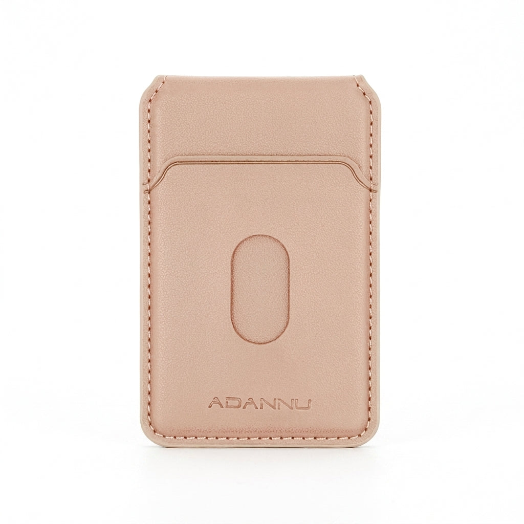 Leather MagSafe Magnetic Card Holder Wallet for iPhone 12–16 (Pro/Max/Plus)