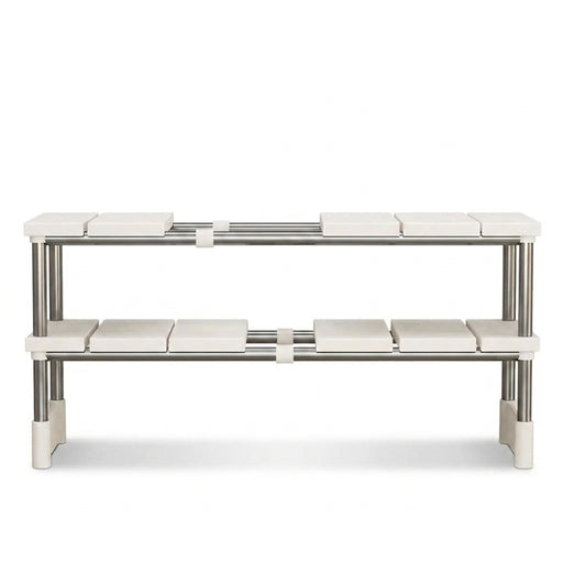 Retractable Under-Sink 2-Layer Cabinet Shelf — Multipurpose Kitchen & Bathroom Organiser