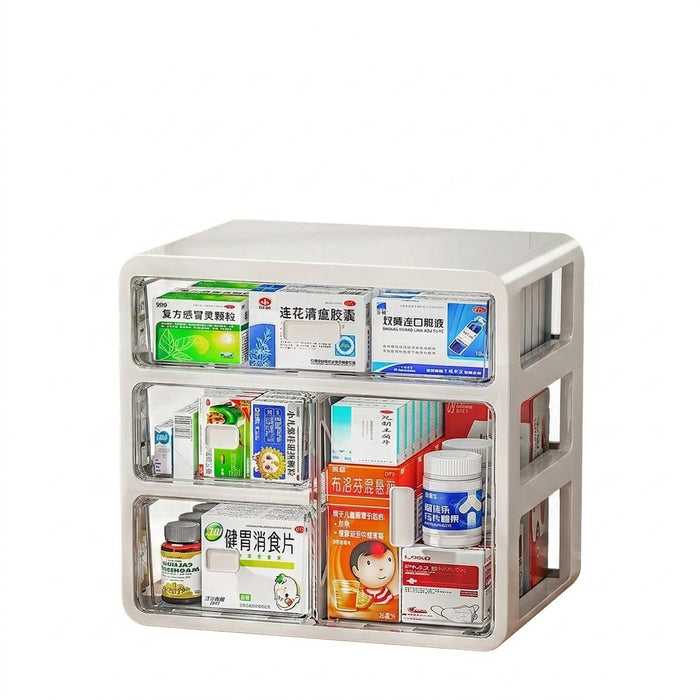 Large Capacity Multi-layer Medicine Storage Box – Drawer Pill Organiser