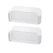 Slim Wall-Mounted Clear Storage Box — Cabinet & Medicine-Cabinet Organiser