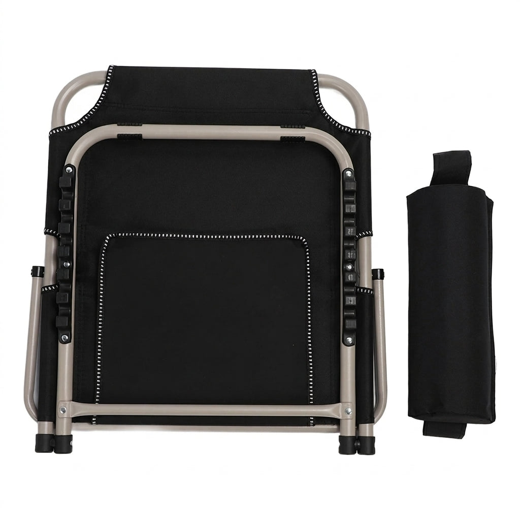 Adjustable Lifting Bed Backrest Floor Chair with Head Pillow — 6‑Position