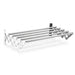 Wall-Mounted Foldaway Clothes Drying Rack - Expandable Stainless Steel