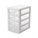 4-layer Transparent Jewellery Storage Box with Rhinestone Detail