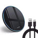 Portable 30W Wireless Charging Pad — Fast Qi Station for iPhone 16/15/14/13/12 (Pro Max, Mini), Samsung & Xiaomi
