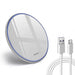 Portable 30W Wireless Charging Pad — Fast Qi Station for iPhone 16/15/14/13/12 (Pro Max, Mini), Samsung & Xiaomi