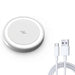 Magnetic Wireless Charger Pad for iPhone 12–17 & AirPods Pro — 15W MagSafe‑style