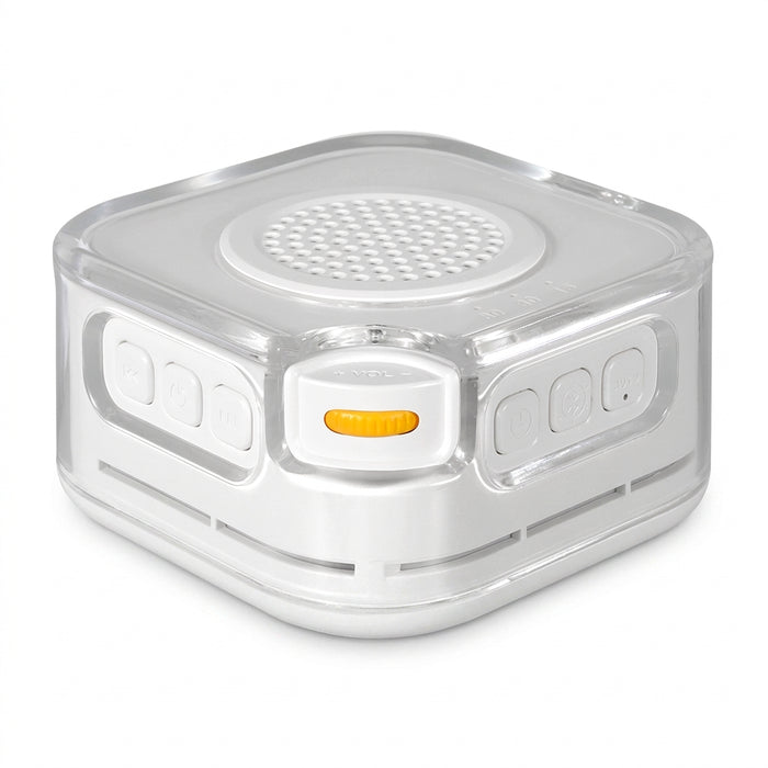 White Noise Sound Machine — 28 Soothing Sounds, 3-Level Night Light & Portable Bluetooth Speaker
