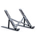 Adjustable Aluminium Laptop Stand — Foldable, Stable Cooling Holder for MacBook & Notebooks