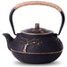 900ml Plum Blossom Cast Iron Teapot with Stainless Steel Infuser