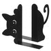 Cat-Shaped Iron Bookends — Decorative Book Stopper for Home & Office (Styles A–D)