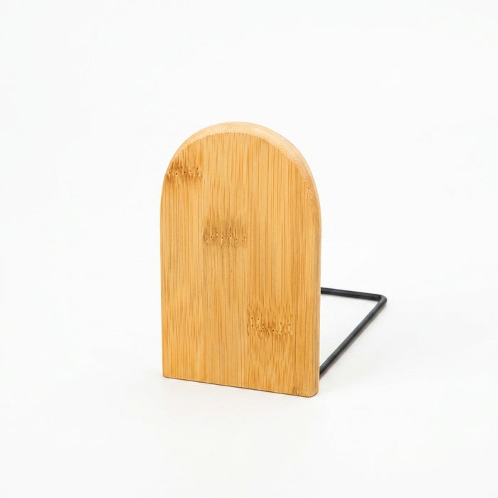 Nature Bamboo Desktop Bookends – Bamboo Book Stand (S & L)