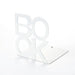 Metal L-Shaped Bookend — Non-Slip Book Support for Home, Office & Library (White/Black)
