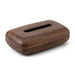Walnut Solid Wood Tissue Box — Classic Desktop & Living Room Case