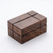 Walnut Solid Wood Tissue Box — Classic Desktop & Living Room Case