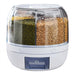 360° Rotating 6-Compartment Airtight Food Dispenser — Storage for Rice, Cereal & Dry Goods
