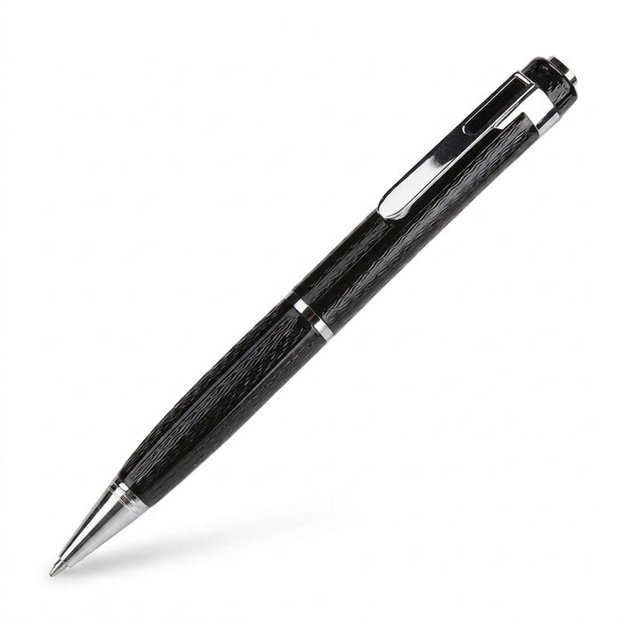 Pen-style Digital Voice Recorder — 12‑hour Continuous, 192kbps, One-button