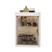 Modern Grey Wall-Mounted Bathroom Cabinet — PVC Vanity (Under 60cm)