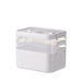 Large Portable Multi‑Tier Medical Storage Box — Plastic Medicine Cabinet