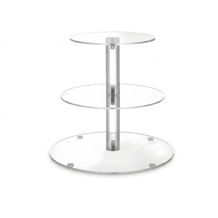 Clear Acrylic Round Cupcake Stand — 3/4/5 Tier Dessert Display