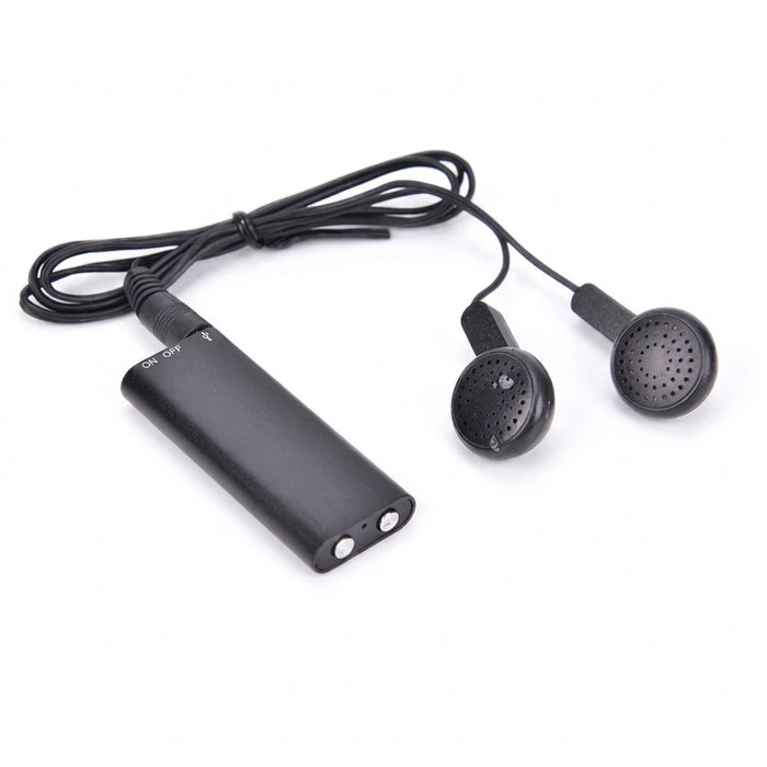32GB Mini Voice Recorder – Voice-Activated Dictaphone & MP3 Player