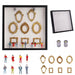 Mini Museum Silhouette Photo Box – DIY Memory Display Kit with Frames & Figurines