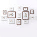 13-piece Wooden Picture Frame Set for Wall — Mixed Sizes for Photos