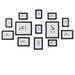 13-piece Wooden Picture Frame Set for Wall — Mixed Sizes for Photos