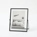 4- & 6-inch Metal Floating Photo Frame — Gold or Black with Transparent Acrylic Panels