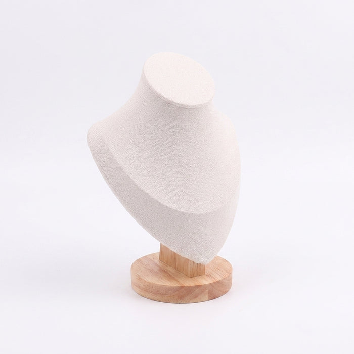Velvet Necklace Display Bust — Pendant & Jewellery Mannequin Stand