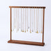 Solid Wood Jewellery Display Stand – Countertop Necklace, Earring & Bracelet Rack