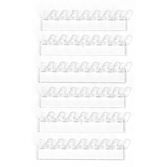 Necklace Storage Rack — 3/6/12/18pcs Wall-Mounted Anti-Tangle Jewellery Display with 8 Hooks