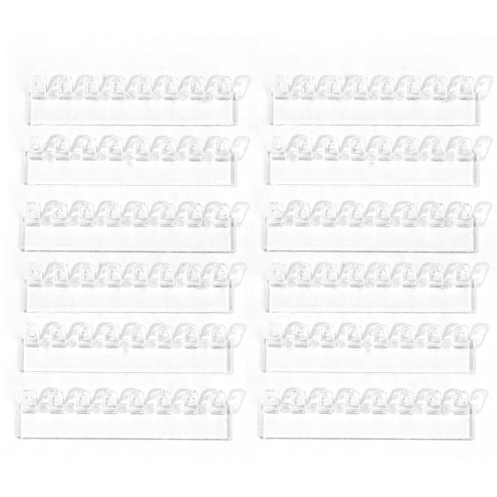Necklace Storage Rack — 3/6/12/18pcs Wall-Mounted Anti-Tangle Jewellery Display with 8 Hooks