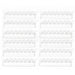 Necklace Storage Rack — 3/6/12/18pcs Wall-Mounted Anti-Tangle Jewellery Display with 8 Hooks