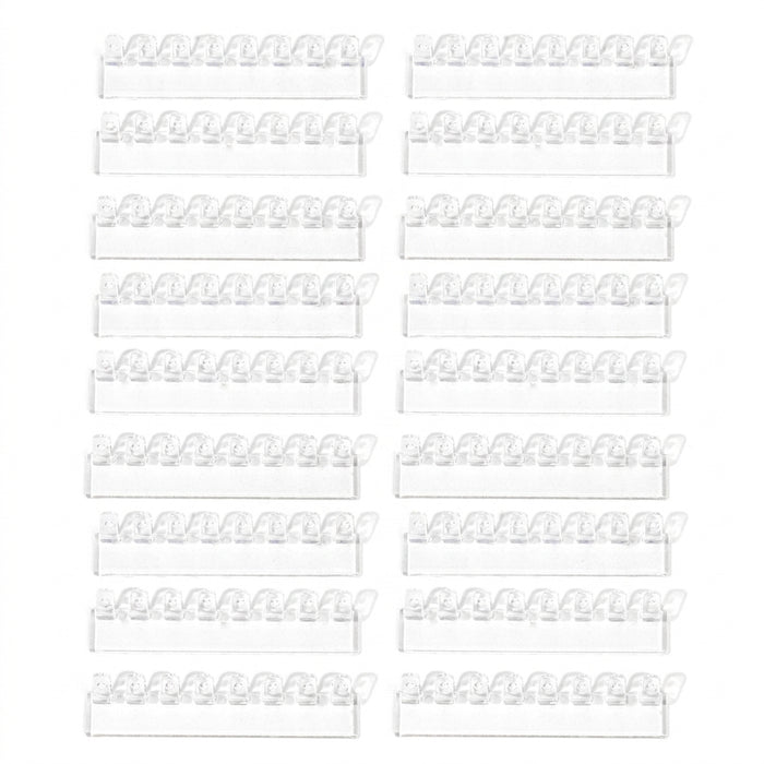 Necklace Storage Rack — 3/6/12/18pcs Wall-Mounted Anti-Tangle Jewellery Display with 8 Hooks