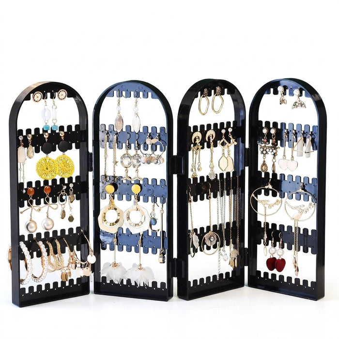 Screen Jewellery Display Rack – Plastic Earring & Jewellery Stand, 28×10cm