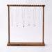 Solid Wood Jewellery Display Stand – Countertop Necklace & Bracelet Rack