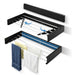 Collapsible Wall-Mounted Laundry Drying Rack — 5 aluminium rods, space-saving