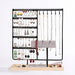 Metal Jewellery Organiser Stand with Wooden Tray — Multi‑Functional Storage