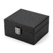 Cross-Pattern RFID Signal-Blocking Leather Key Organiser — Small & Large