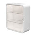 No‑Drill Wall‑Hanging Storage Rack — 3‑ or 4‑Tier PVC Organiser