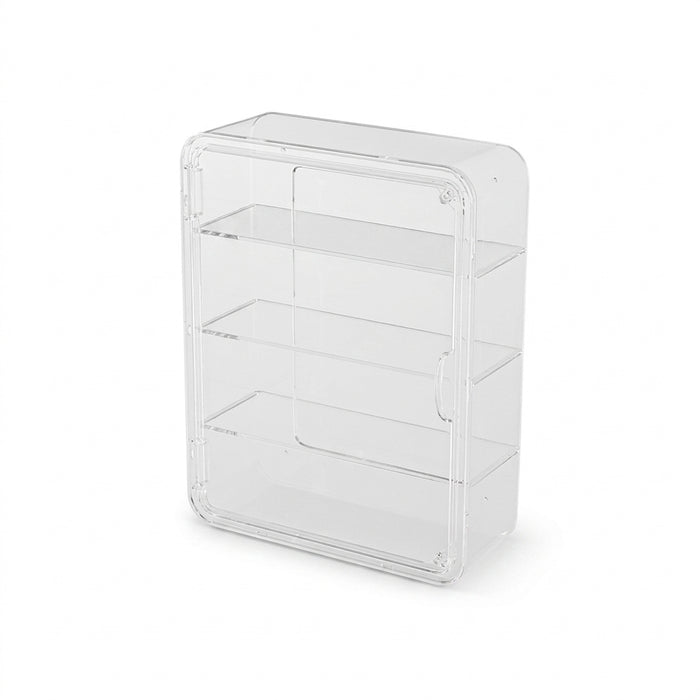 No‑Drill Wall‑Hanging Storage Rack — 3‑ or 4‑Tier PVC Organiser