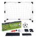 Children's Foldable Football Goal with Pump & Ball — Outdoor Lawn Training Gift