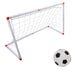 106/120cm Kids Indoor & Outdoor Football Goal Set with Ball and Pump