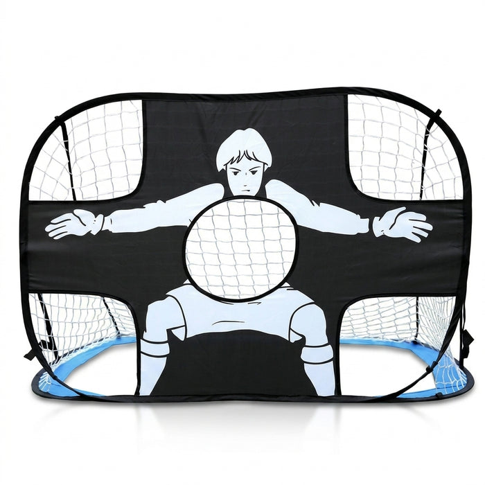 Foldable Pop-up Football Goal – Nylon Target Net for Kids & Adults, Indoor & Outdoor Training
