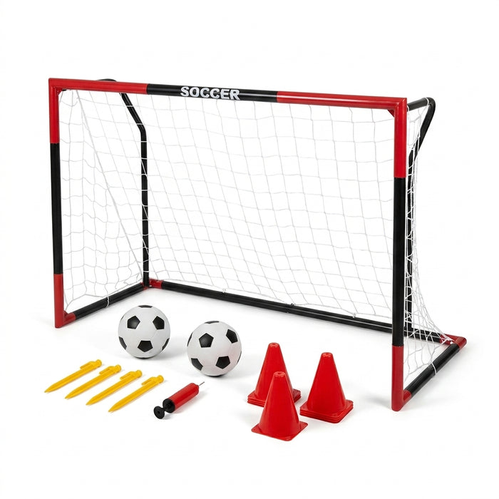 Portable Pop-Up Football Goal — Foldable Training Net for Garden, Indoor & Outdoor